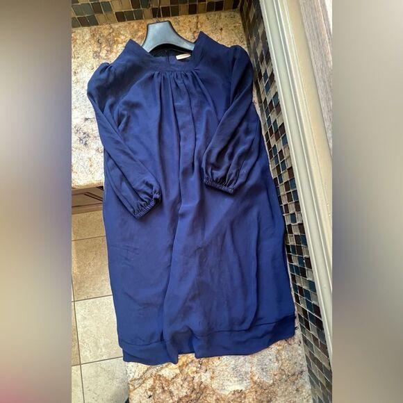 Eva Mendes Navy Shift Dress - Picture 3 of 8